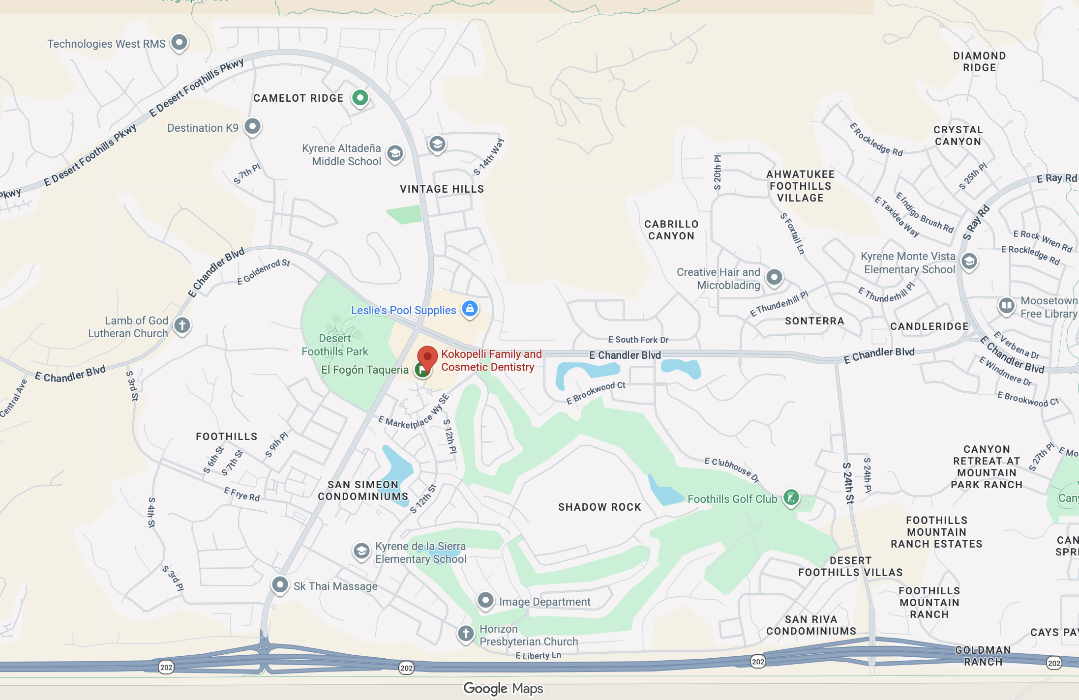 Kokopelli Family and Cosmetic Dentistry Ahwatukee Location